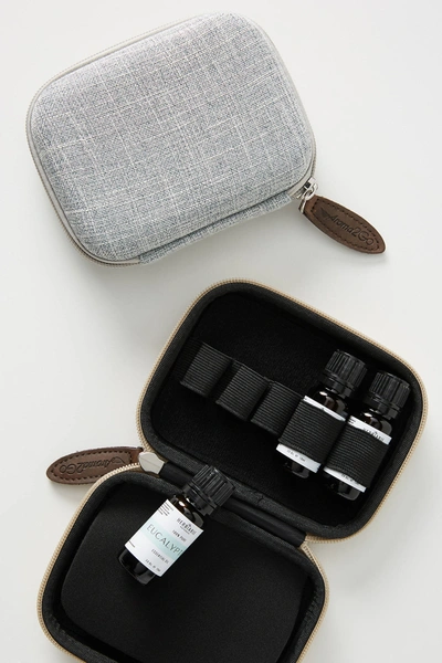 Anthropologie Essential Oils Carry Case In Blue