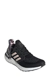 Adidas Originals Ultraboost 20 Running Shoe In Core Black/ Pink/ Grey
