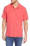 Tommy Bahama Al Fresco Tropics Classic Fit Silk Shirt In Paradise Pink