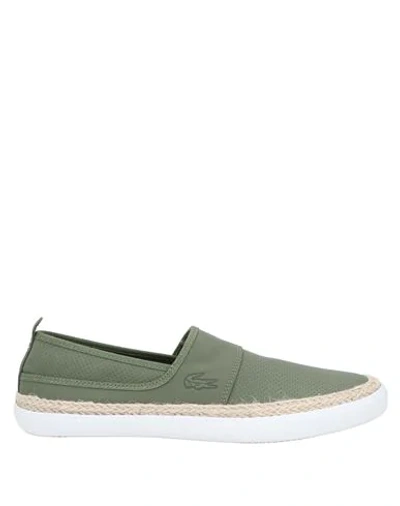 Lacoste Sneakers In Military Green