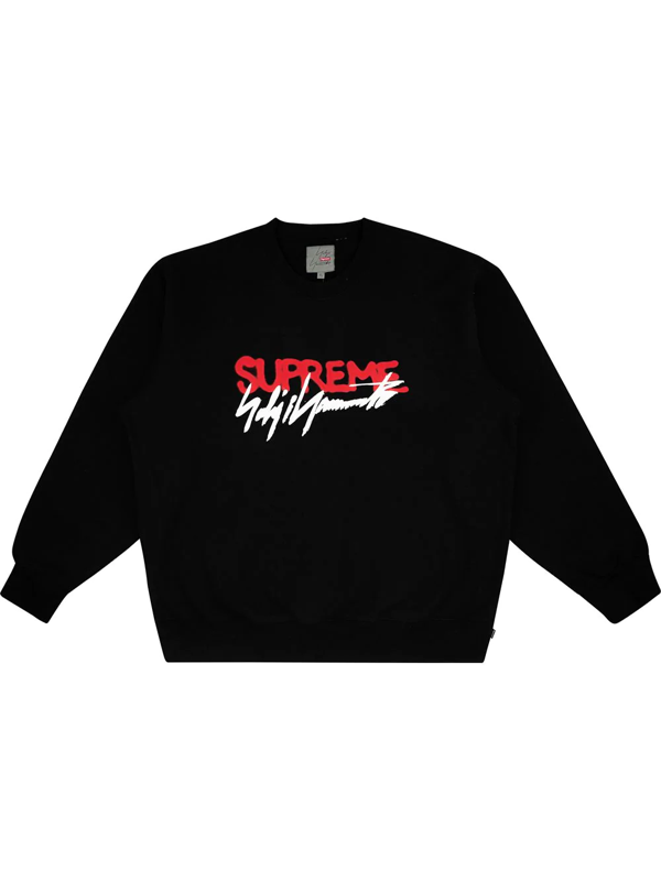 Supreme Yohji Yamamoto-print Sweatshirt In Black | ModeSens