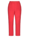 Semicouture Casual Pants In Red