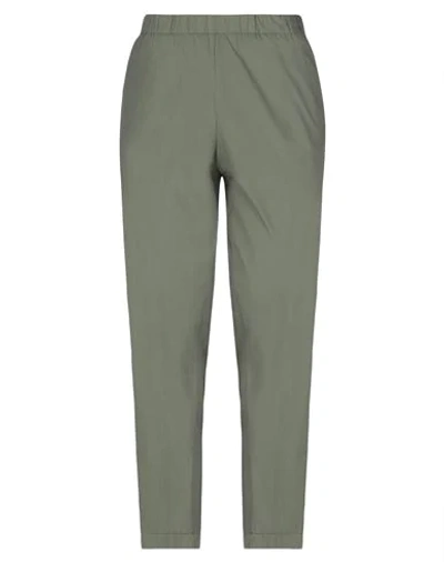 Kiltie Casual Pants In Military Green