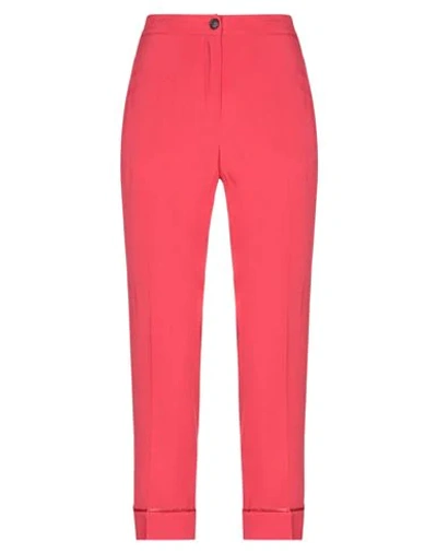 Semicouture Pants In Red