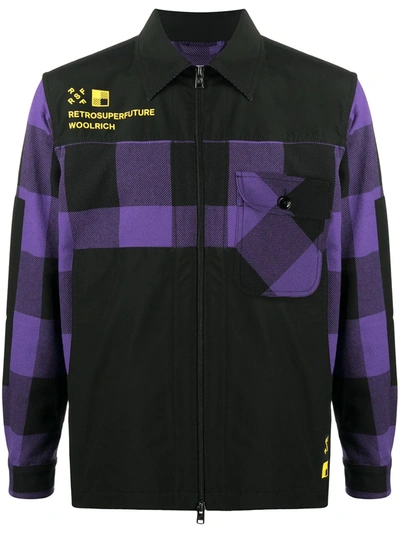 Retrosuperfuture Retro Super Future Buffalo Shirt In Purple
