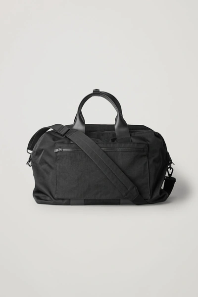Cos Travel Bag With Detachable Strap In Black