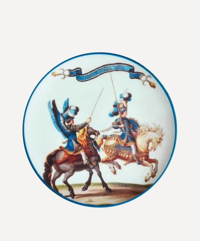 Les Ottomans Le Carousel Plate No.3 In Blue