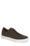 Aquatalia Men's Alaric Suede Low-top Sneakers In Dark Charcoal