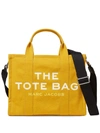 Marc Jacobs The Traveler Small Cotton Tote Bag In Yellow