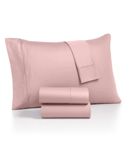 Aq Textiles Closeout!  Monroe 4-pc. King Sheet Sets, 1000 Thread Count Egyptian Blend Bedding In Mauve