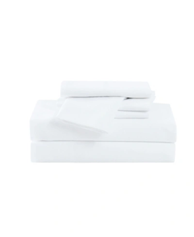 Pem America Heritage Solid Split King 7 Piece Sheet Set Bedding In White