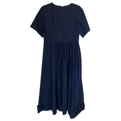 Pre-owned Molly Goddard Mid-length Dress In Navy