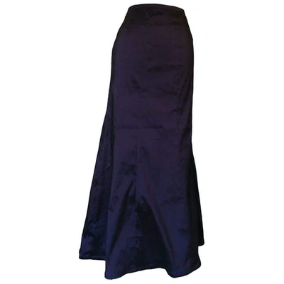 Pre-owned Tadashi Shoji Maxi Skirt In Purple