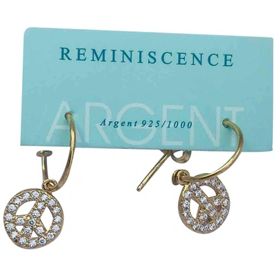 Pre-owned Reminiscence Silver Earrings In Gold