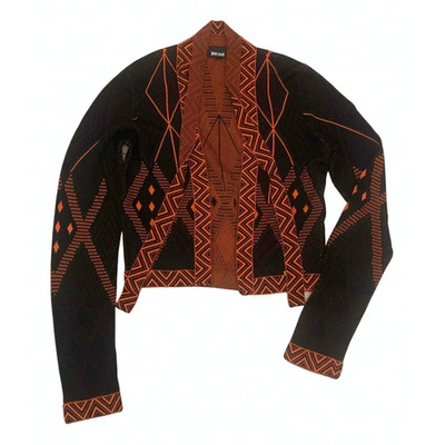 Pre-owned Just Cavalli Black Cotton Knitwear