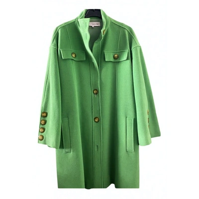 Pre-owned Guy Laroche Wool Coat In Green