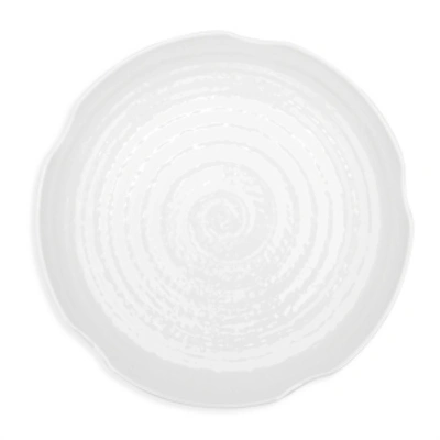 Q Squared Pearl Melamine 16" Large Platter In White