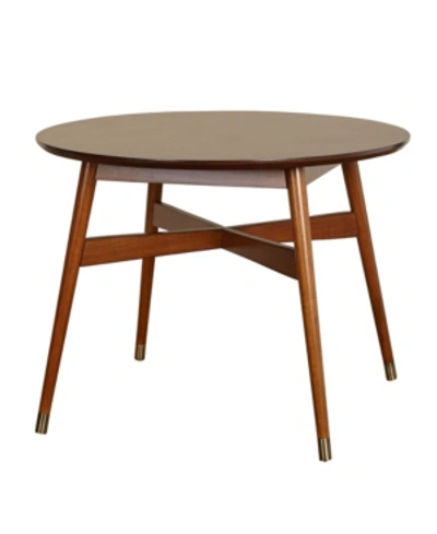 Buylateral Angelo Home Allen Mid Century Dining Table In Dark Brown