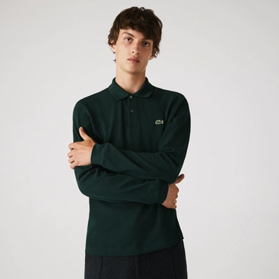 Lacoste Long-sleeve  Classic Fit L.12.12 Polo Shirt - S - 3 In Green
