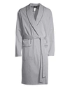 Hanro Theo Robe In Grey Check