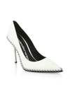 Alexander Wang Women's Rie Studded Pumps In White