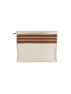 Loro Piana Women's Beach Cotton & Linen Pouch In Natural