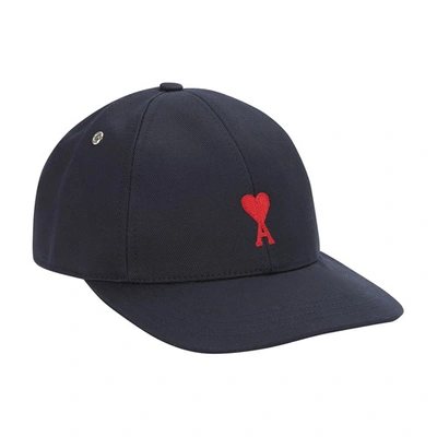 Ami Alexandre Mattiussi Ami De Caur Cap In Navy