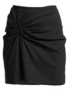 A.l.c Burke U-ring Mini Skirt In Black