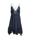 Free People Women's Adella Slip Dress In Navy