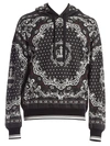 Dolce & Gabbana Men's Bandana-print Hoodie