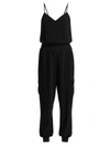 Cinq À Sept Amia Crepe Jumpsuit In Black