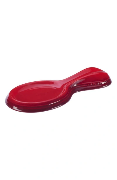 Le Creuset Stoneware Spoon Rest In Cerise