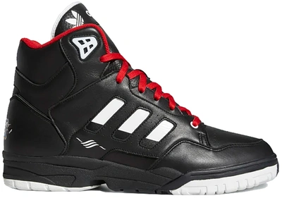 Pre-owned Adidas Originals Adidas Torsion Artillery Mid Kid Cudi X Bill & Ted In Core Black/cloud White/scarlet