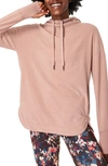 Sweaty Betty Escape Fleece Hoodie In Misty Rose Pink