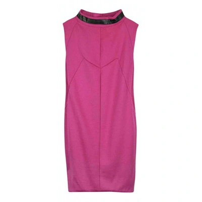 Pre-owned Marc By Marc Jacobs Wool Mini Dress In Pink