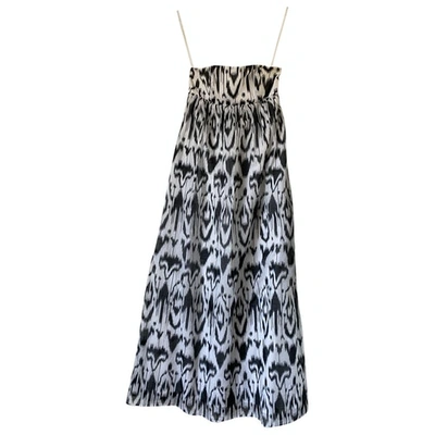 Pre-owned Club Monaco Silk Maxi Dress In Other
