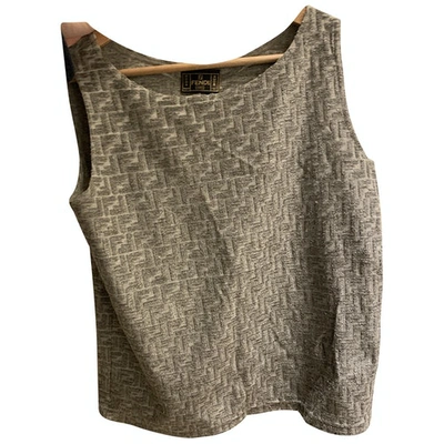 Pre-owned Fendi Vest In Grey