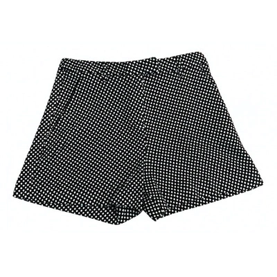 Pre-owned Moschino Black Polyester Shorts
