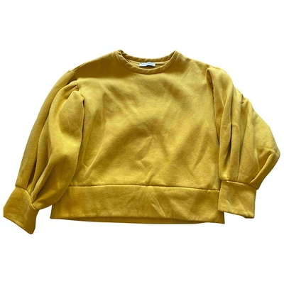 Pre-owned Weili Zheng Yellow Cotton Knitwear