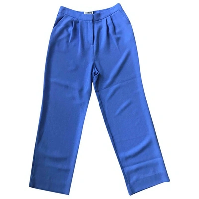 Pre-owned Essentiel Antwerp Large Pants In Blue