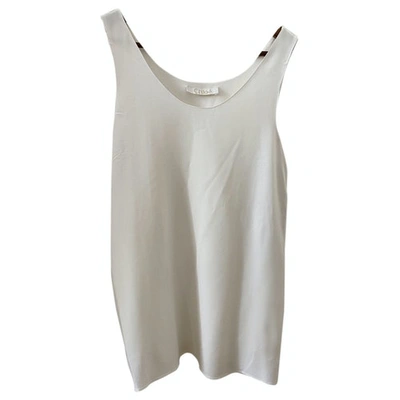 Pre-owned Chloé Vest In White