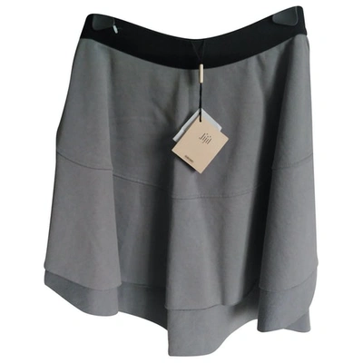 Pre-owned Jijil Skirt In Grey