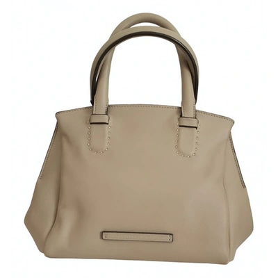 Pre-owned Ermanno Scervino Leather Bag In Beige