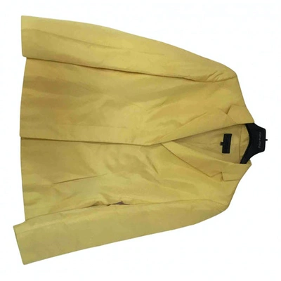Pre-owned Iceberg Yellow Synthetic Jacket