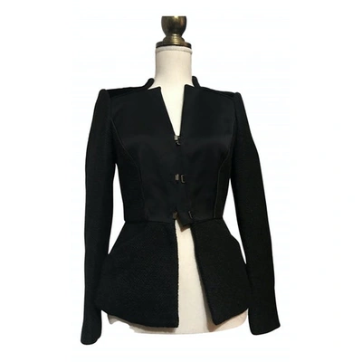 Pre-owned Etro Wool Suit Jacket In Black