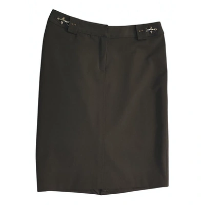 Pre-owned Fay Mid-length Skirt In Black