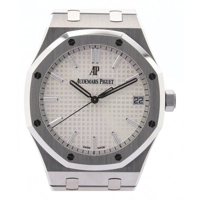 Pre-owned Audemars Piguet Royal Oak  Silver Steel Watch