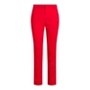 Ralph Lauren Stretch Cotton-blend Pant In Lipstick Red