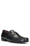 Donald Pliner Dacio Moc Toe Loafer In Black Smooth