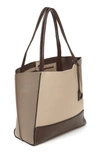 Botkier Soho Colorblock Leather Tote In Java Combo